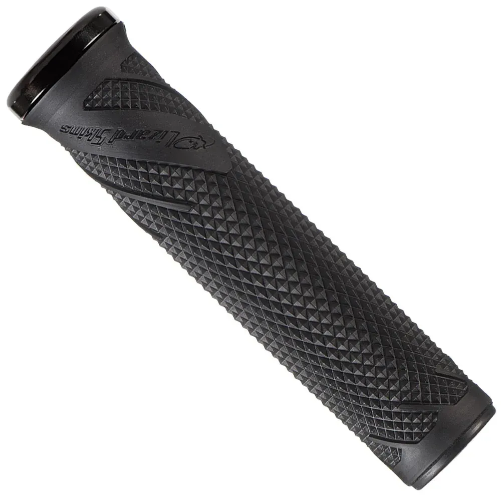 uPRISE Bikes Lizard Skins Wasatch  Single-Clamp Lock-On MTB Grips - 136mm - Black | Price match, 365 day return s, 18-Month Warranty, Finance Available & Free UK Delivery
